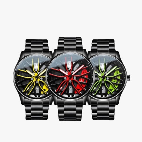 Car Rim Watch ( spinning wheel watch)